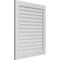 Ekena Millwork Vertical Surface Mount PVC Gable Vent: Non-Functional, w/3-1/2"W x 1"H, Standard Frame, 36"W x 42"H GVPVE36X4201SN - alternate 4